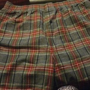 Mens flannel boxer